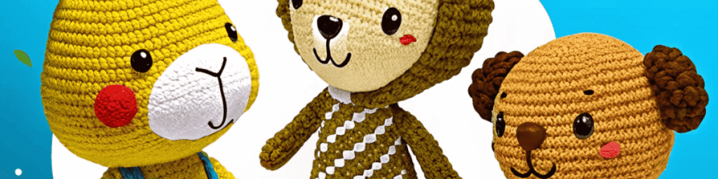 Attaching parts in amigurumi1